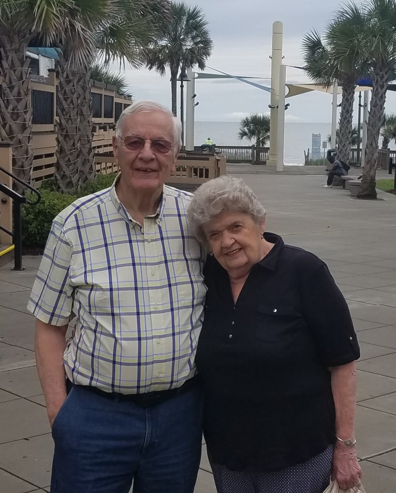 Happy anniversary to James and Karen Wareham